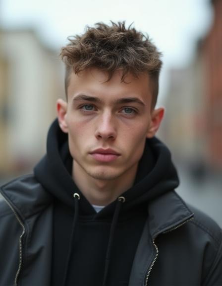 Moderna sfumatura alta con texture